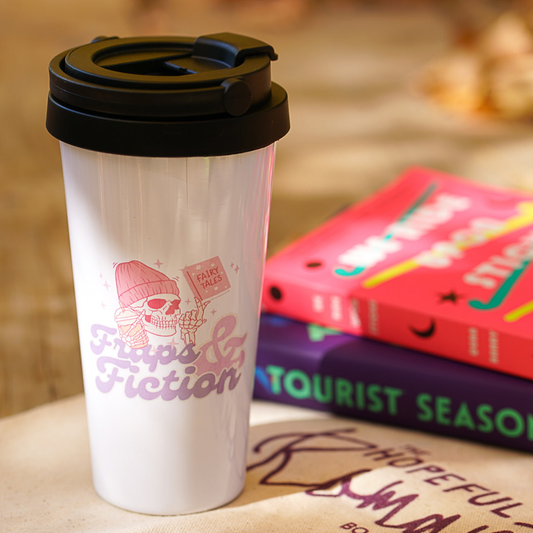 Fraps and Fiction 15oz Stainless Steel Travel Mug